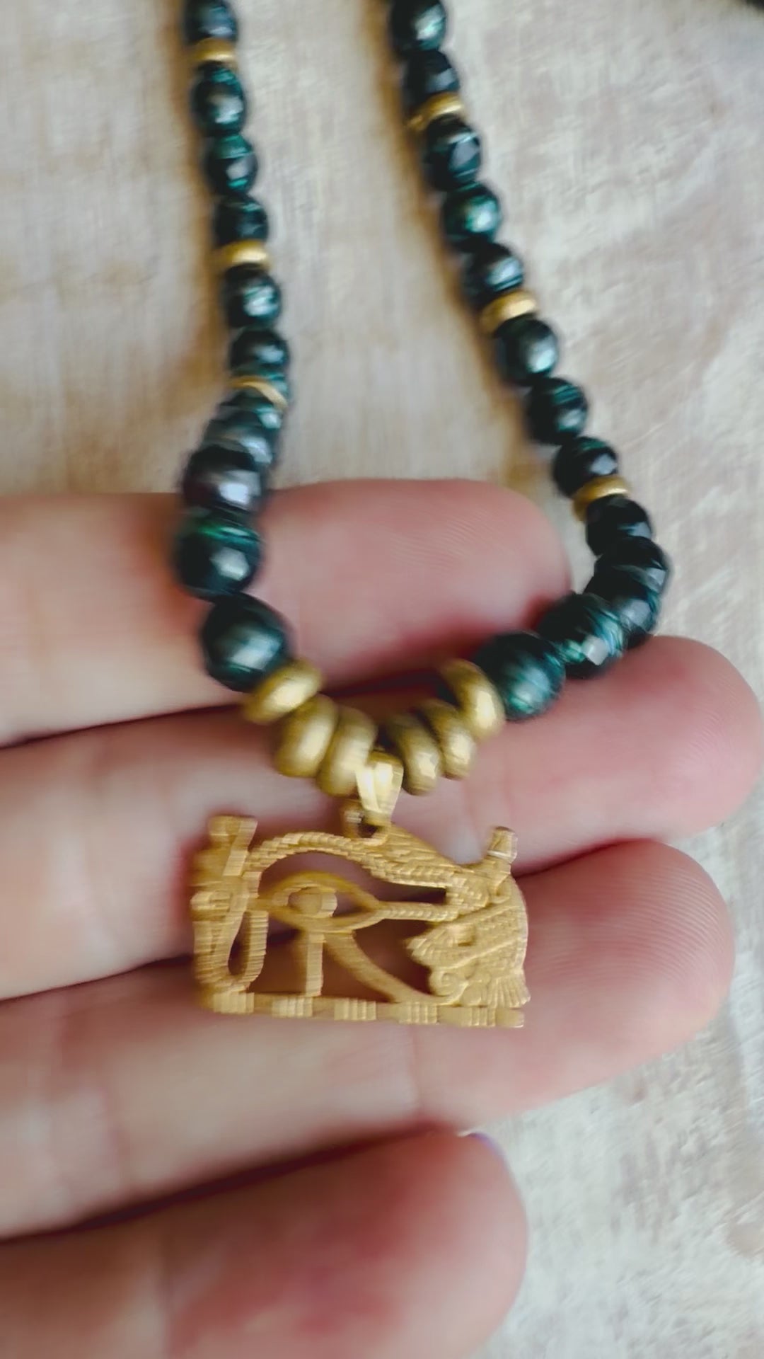 The Isis Goddess Pearl Necklace