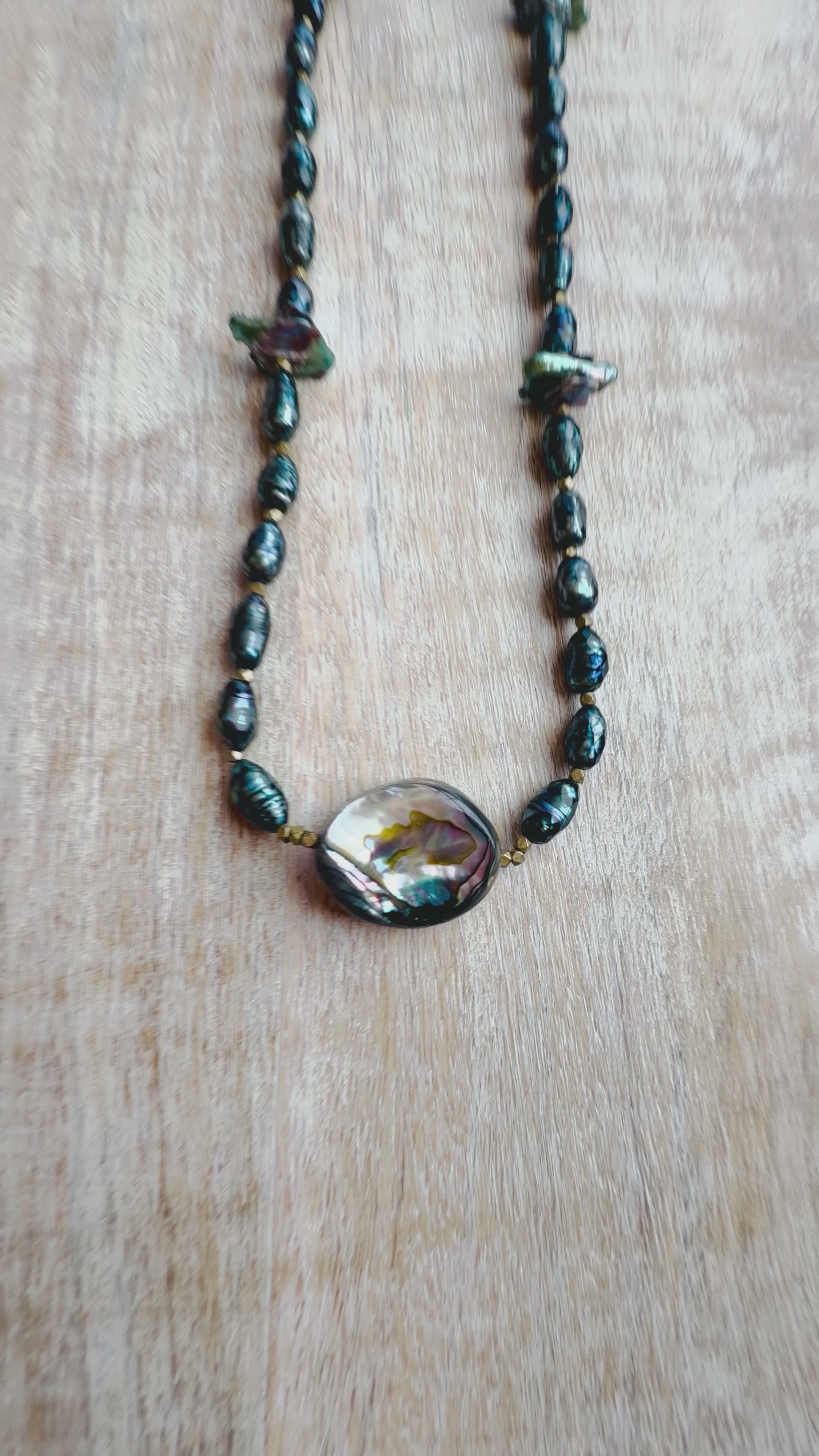 The Los Osos Pearl & Abalone Necklace