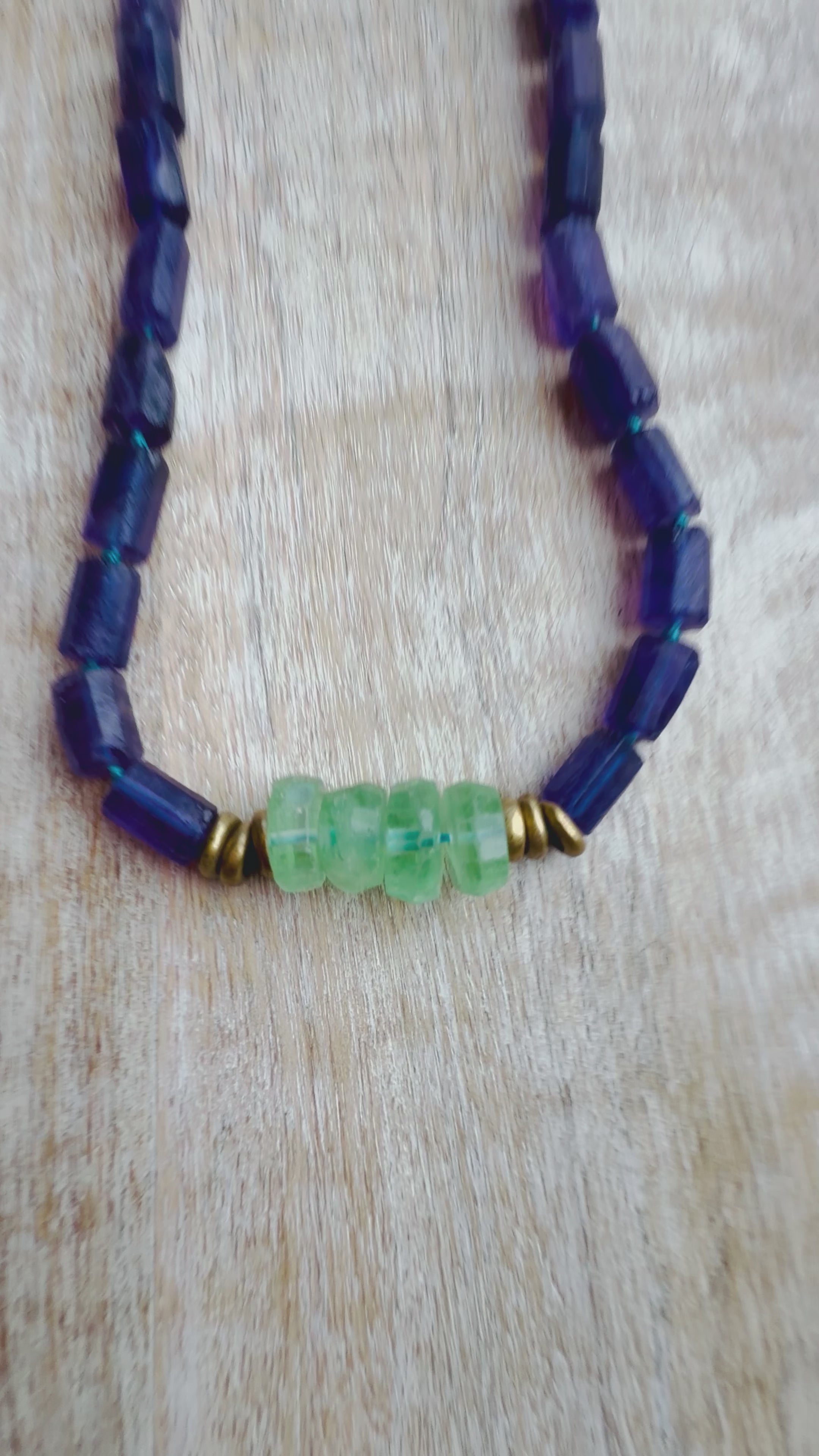 The Amethyst & Fluorite Choker
